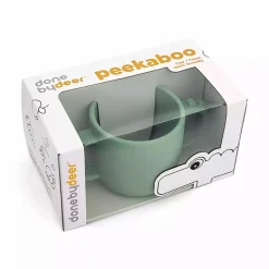 done by deer Silikon-Becher Peekaboo Croco Grün* Flaschen & Sauger