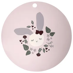 kikadu Silikon-Platzset Hase Rosa* Besteck & Geschirr