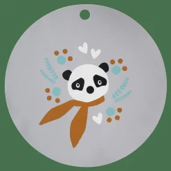 kikadu Silikon-Platzset Panda Silber* Besteck & Geschirr