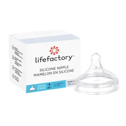 lifefactory Silikonsauger Gr. 2 für Baby-Weithalsflaschen* Flaschen & Sauger