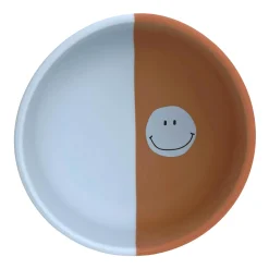 Lu00c4SSIG Silikonschale Happy Rascals Smile Sky Blue* Besteck & Geschirr
