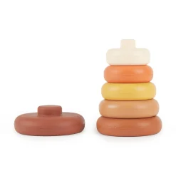 bieco Silikon-Stapelturm*Kinder Lernspielzeug