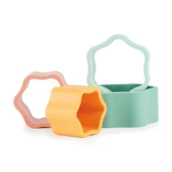 bieco Silikon-Stapelturm Blume*Kinder Lernspielzeug
