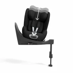 cybex PLATINUM Sirona T i-Size Sepia Black*Kinder Reboarder 0-18 Kg, Gruppe 0+/1