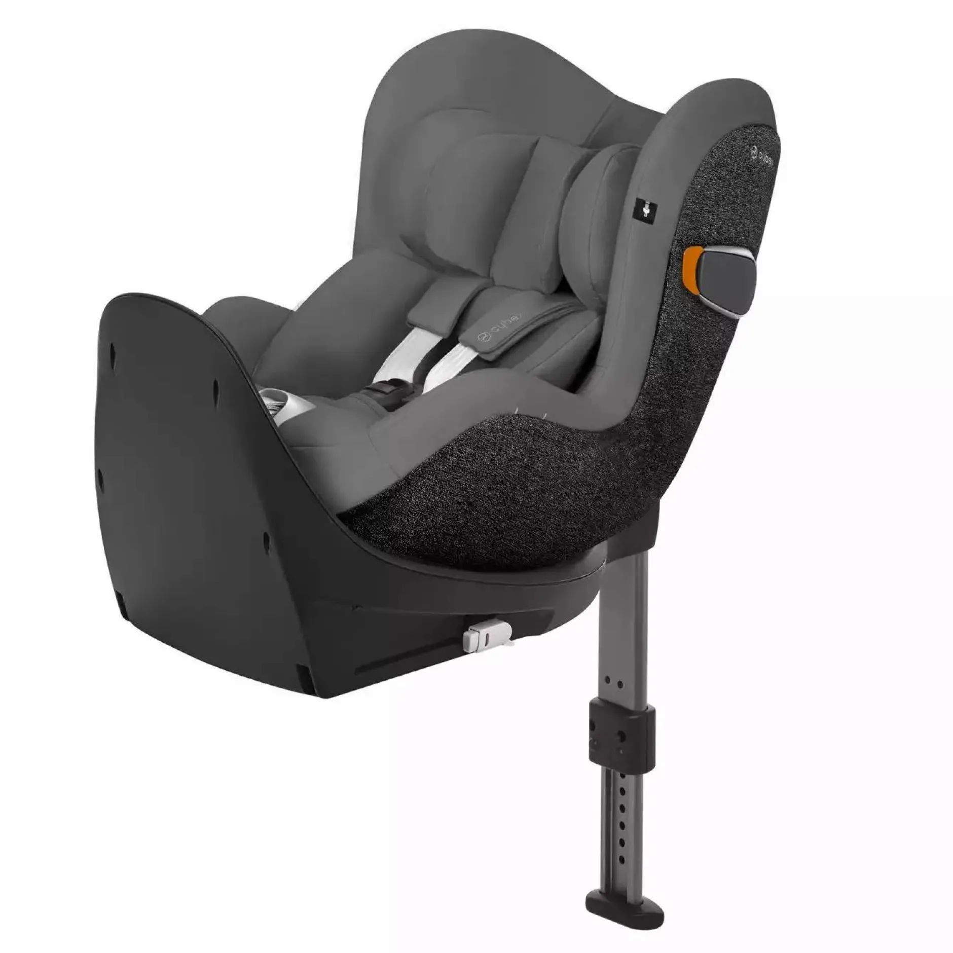 cybex PLATINUM Sirona Zi i-Size Soho Grey*Kinder Reboarder 0-18 Kg, Gruppe 0+/1