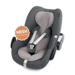 Liebes vPriebes Sitzauflage COOLAIR Waffelpiqué Natur/Grau Gr. 0+*Kinder Kindersitz Zubehör
