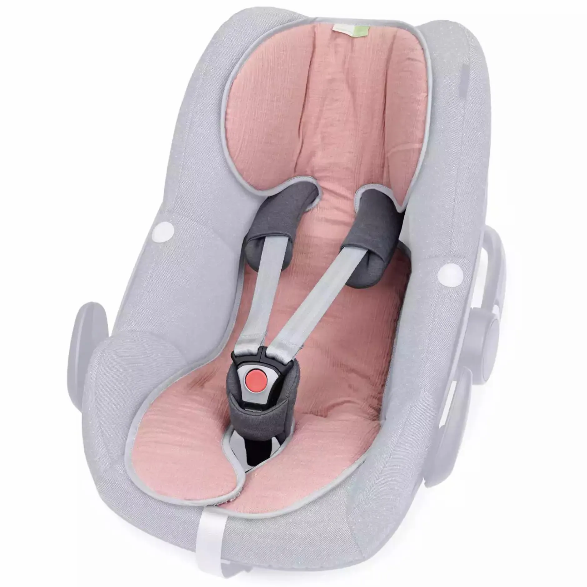 Liebes vPriebes Sitzauflage Lola Gr. 0+ Musselin Altrosé*Kinder Kindersitz Zubehör