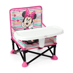 BrightStarts Sitzerhöhung Minnie Mouse Pop 'n Sit* Reisehochstühle
