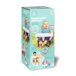 BrightStarts Sitzerhöhung Minnie Mouse Pop 'n Sit* Reisehochstühle