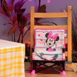 BrightStarts Sitzerhöhung Minnie Mouse Pop 'n Sit* Reisehochstühle