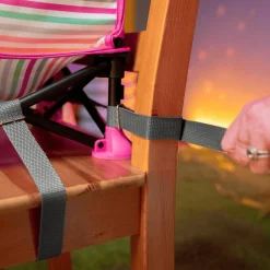 BrightStarts Sitzerhöhung Minnie Mouse Pop 'n Sit* Reisehochstühle