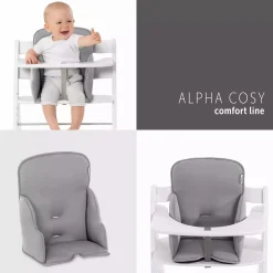 hauck Sitzverkleinerer Alpha Cosy Comfort Select Grey* Hochstuhl Zubehör