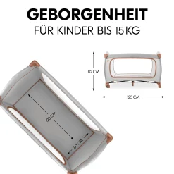 hauck Sleep N Play Go Plus Dusty Cork* Reisebetten & Zubehör