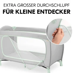 hauck Sleep N Play Go Plus Dusty Mint* Reisebetten & Zubehör