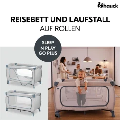 hauck Sleep N Play Go Plus Dusty Blue* Reisebetten & Zubehör