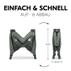 hauck Sleep N Play SQ Set Dark Green* Reisebetten & Zubehör