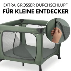 hauck Sleep N Play SQ Set Dark Green* Reisebetten & Zubehör