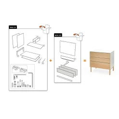 STOKKE Sleepi™ Kommode Natural Teil 1 von 2* Wickelmöbel