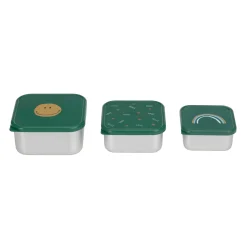 Lu00c4SSIG Snackbox Happy Rascals Smile Green* Nahrungsbehälter
