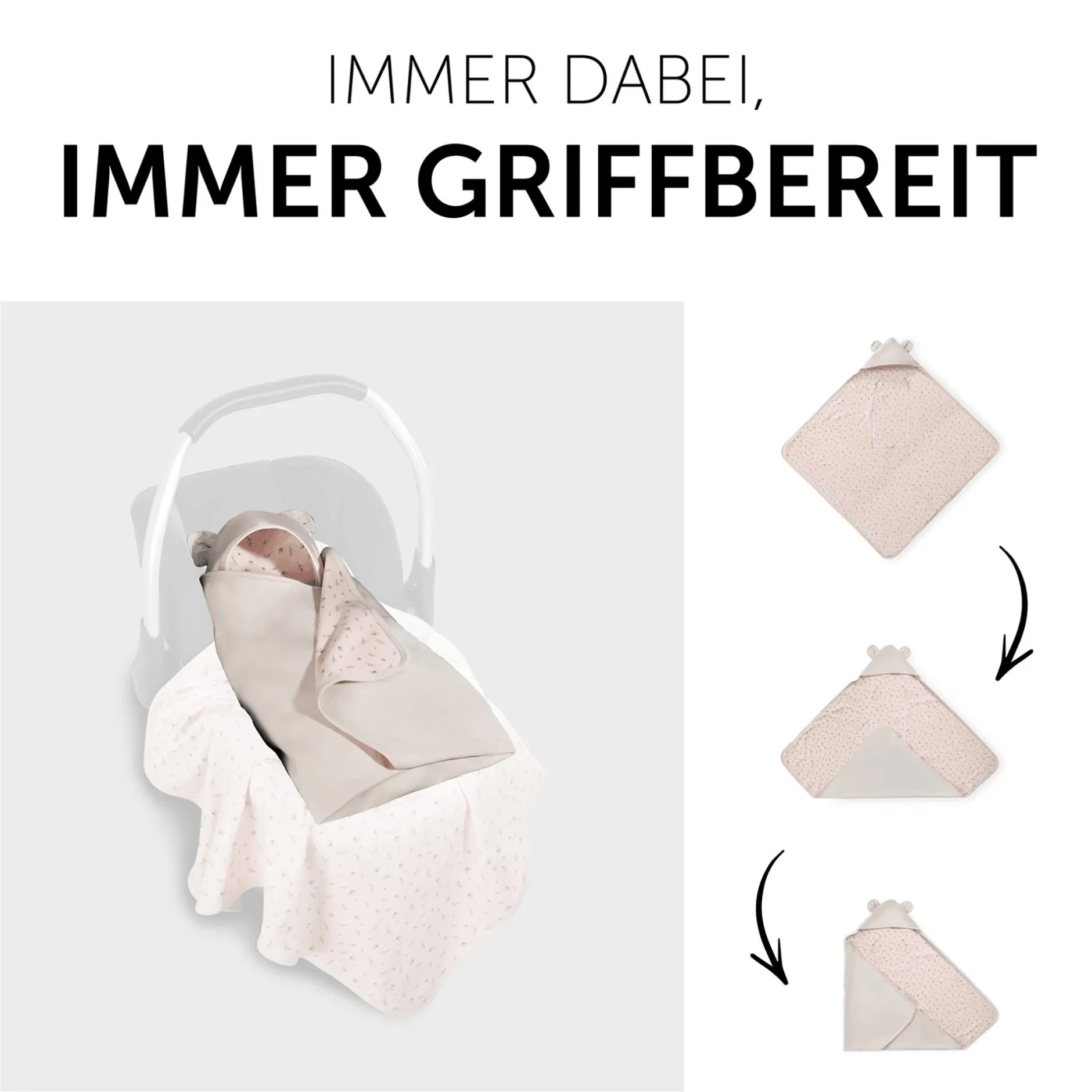 hauck Snuggle N Dream Bloom*Kinder Kindersitz Zubehör|Kinderwagen Zubehör