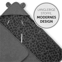 hauck Snuggle N Dream Leo Grey*Kinder Kinderwagen Zubehör|Kindersitz Zubehör