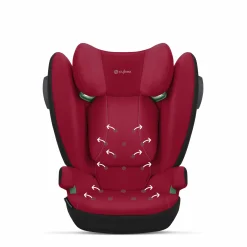 cbx by cybex Solution B3 i-Fix Dynamic Red*Kinder Kindersitze Isofix|Kindersitze 15-36 Kg, Gruppe 2/3