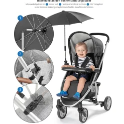 reer Sonnenschirm ShineSafe*Kinder Kinderwagen Zubehör