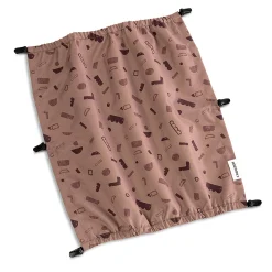 Croozer Sonnenschutz Kid Zweisitzer Red Patterned* Fahrradanhänger Zubehör