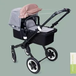 Liebes vPriebes Sonnensegel Johanna Musselin Altrosé*Kinder Kinderwagen Zubehör