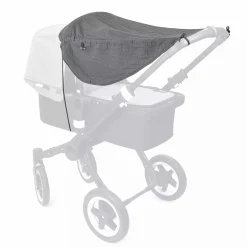 Liebes vPriebes Sonnensegel Johanna Musselin Graphit*Kinder Kinderwagen Zubehör