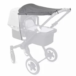 Liebes vPriebes Sonnensegel Johanna Musselin Graphit*Kinder Kinderwagen Zubehör