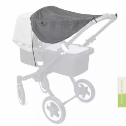 Liebes vPriebes Sonnensegel Johanna Musselin Graphit*Kinder Kinderwagen Zubehör