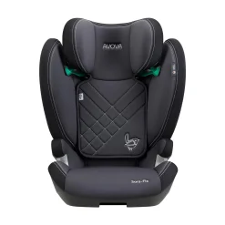 AVOVA Sora-Fix Grey & Black*Kinder Kindersitze Isofix|Kindersitze 15-36 Kg, Gruppe 2/3