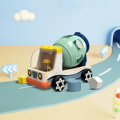 TOPBRIGHT Sortier-Baufahrzeug*Kinder Lernspielzeug|Holzspielzeug