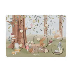 LITTLE DUTCH Sound-Greif-Puzzle Forest Friends*Kinder Holzspielzeug