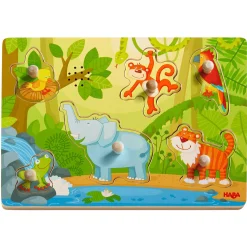 HABA Sound-Greifpuzzle Im Dschungel*Kinder Lernspielzeug|Holzspielzeug