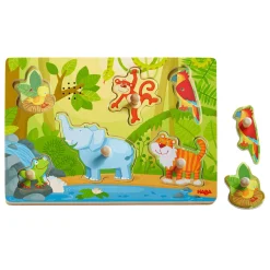 HABA Sound-Greifpuzzle Im Dschungel*Kinder Lernspielzeug|Holzspielzeug