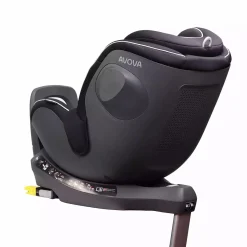 AVOVA Sperber-Fix i-Size Pearl Black*Kinder Reboarder 0-18 Kg, Gruppe 0+/1