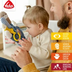 fehn Spielhandschuh Otter Theo* Knisterspielzeug & Knistertücher|Rasseln & Greiflinge