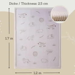 Hakuna matte Spielteppich Cloud Safari 170 x 120 cm* Deko & Accessoires