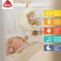 fehn Spieluhr Teddy im Mond* Spieluhren