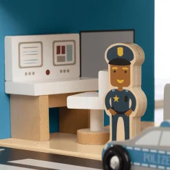 Pinolino Spielwelt Polizeiwache Gordon mit Zubehör*Kinder Lernspielzeug|Spielzeug Ab 3 Jahren