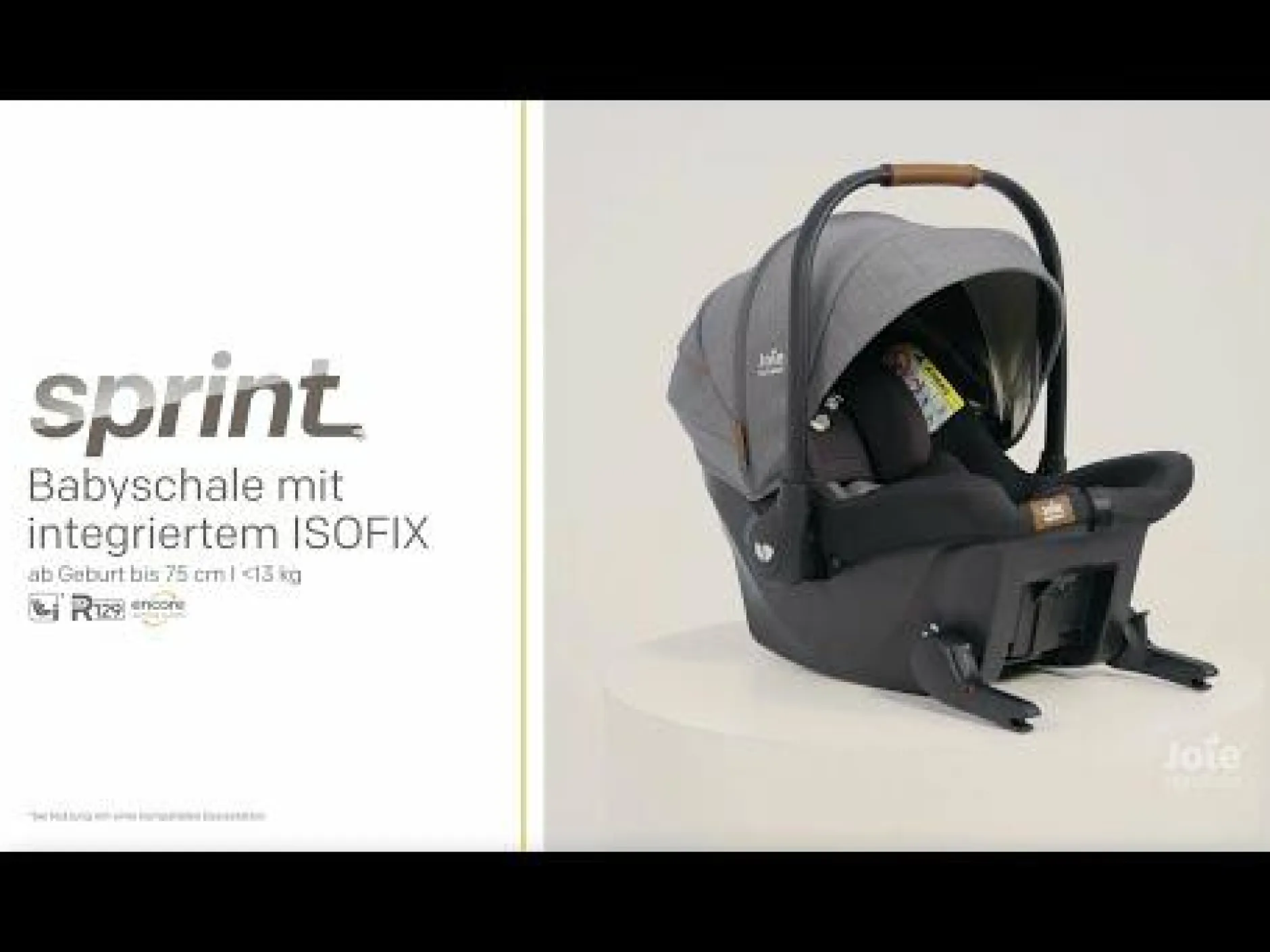 Joie signature Sprint Evergreen*Kinder Babyschalen 0-13 Kg, Gruppe 0+