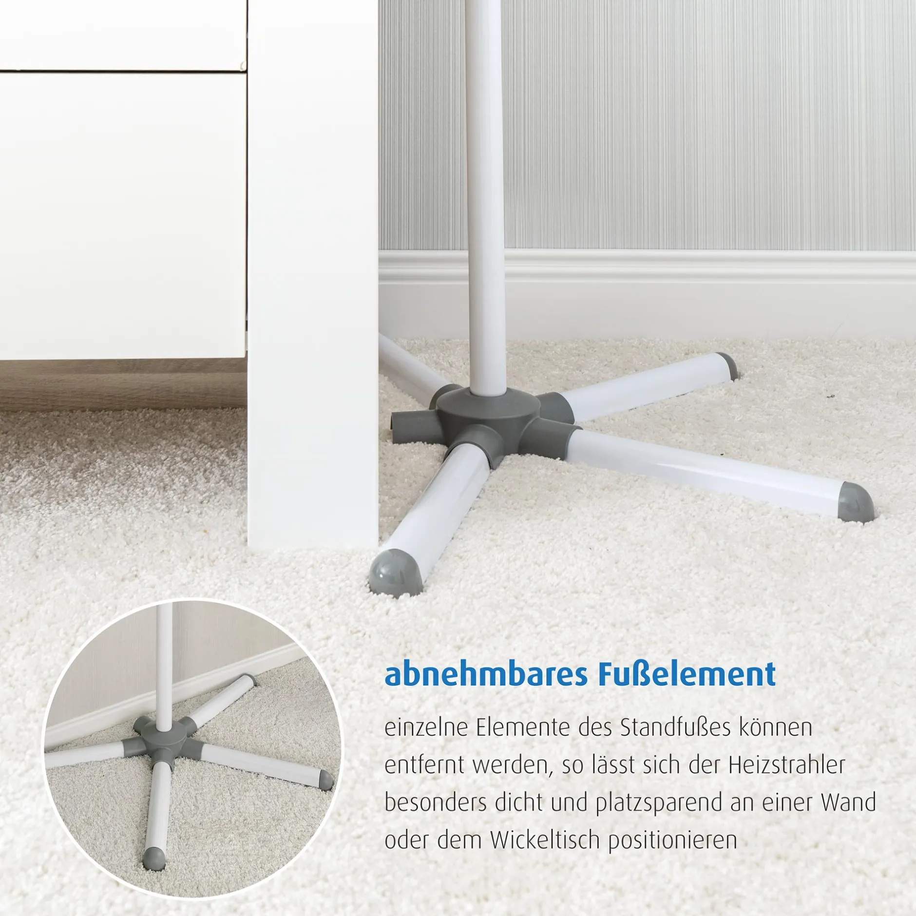 reer Standfuß-Heizstrahler EasyHeat Flex* Heizstrahler