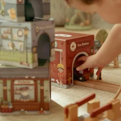 LITTLE DUTCH Stapelblöcke mit Autos*Kinder Lernspielzeug