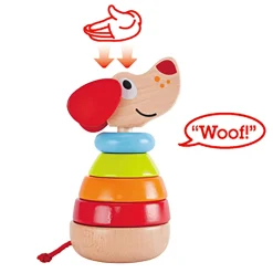 Hape Stapelhund Pepe*Kinder Lernspielzeug|Holzspielzeug