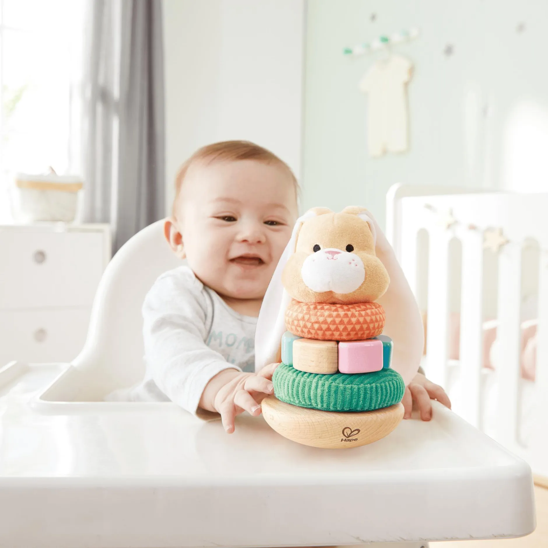 Hape Stapel-Langohrhase*Kinder Holzspielzeug