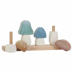 LITTLE DUTCH Stapelpilze Forest Friends*Kinder Konstruktionsspielzeug|Holzspielzeug