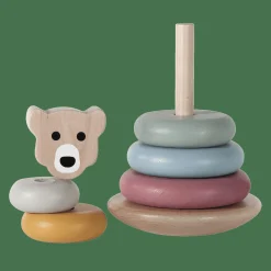 KINDSGUT Stapelturm Bär*Kinder Lernspielzeug|Holzspielzeug