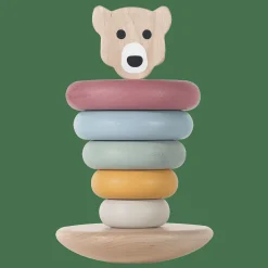 KINDSGUT Stapelturm Bär*Kinder Lernspielzeug|Holzspielzeug